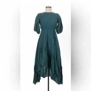 Elegant Green Women's Dress Size Girls- 10